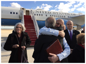 Alan Gross Upon Arrival in the U.S.