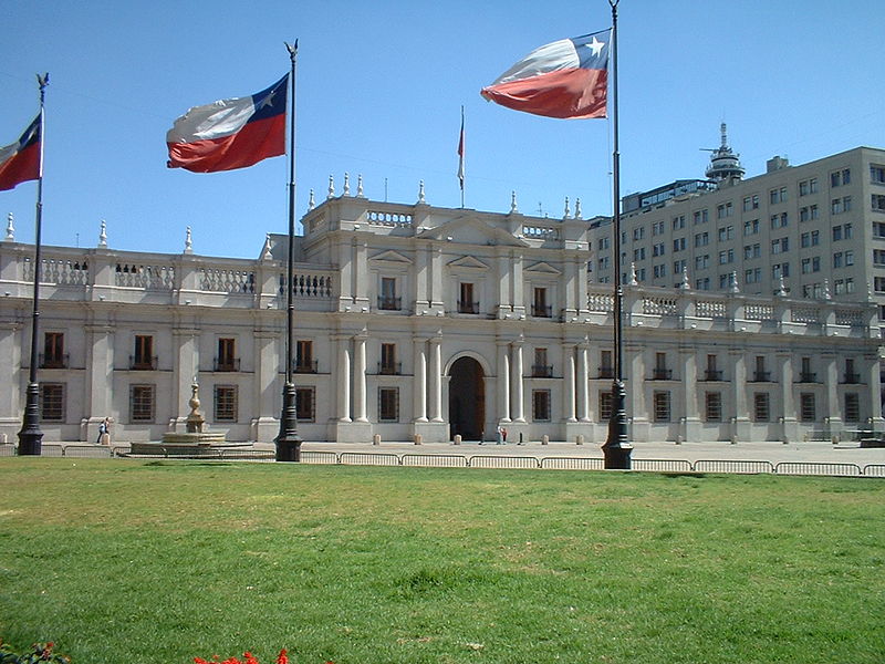 La Moneda, the palace of the president of Chile