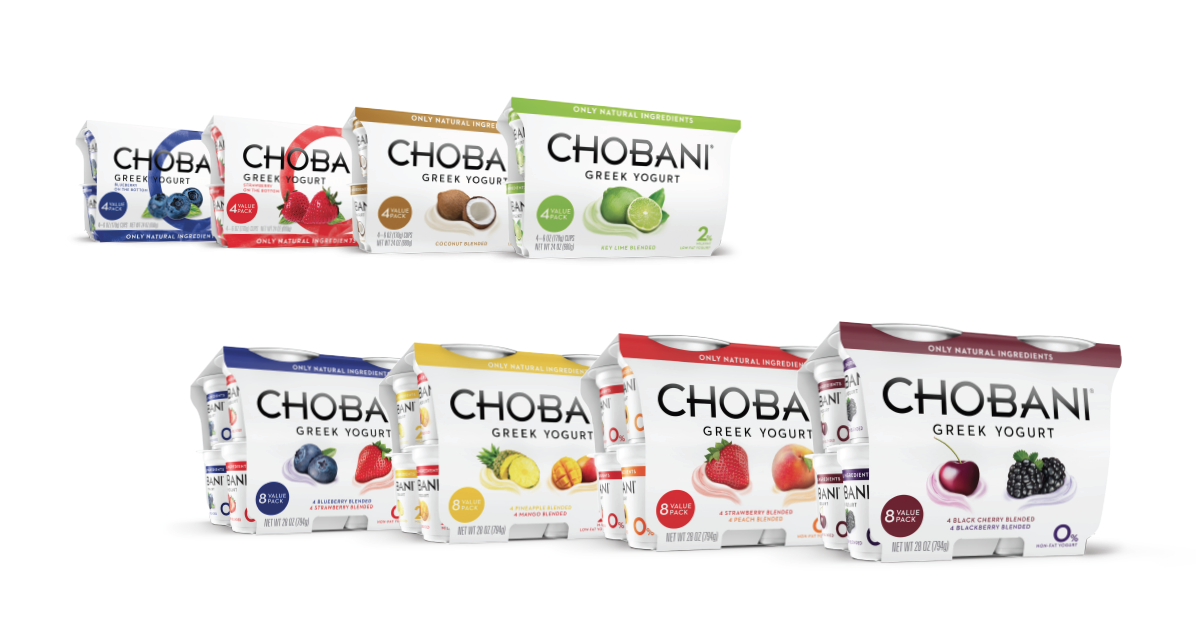 Chobani Greek Yogurt Multi-Pack Family