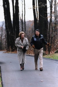 Margaret Thatcher and Ronald Reagan