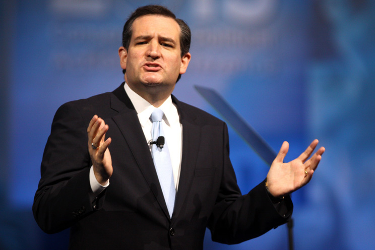 Senator Ted Cruz of Texas speaking at the 2013 Conservative Political Action Conference (CPAC) in National Harbor, Maryland. Source: Flickr/Gage Skidmore