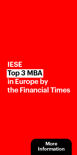 IESE Top 3 MBA in Europe by the Financial Times