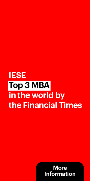 IESE Top 3 MBA in the World by the Financial Times