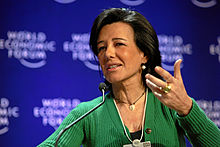Ana Patricia Botín en Davos